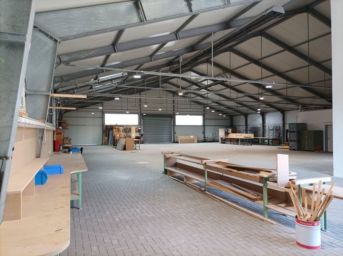 Blick in große Halle