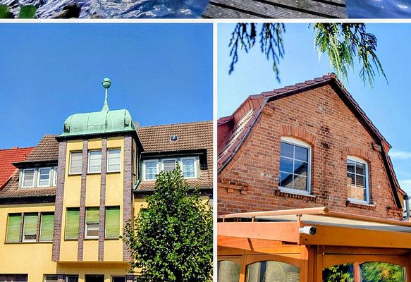 2 HÄUSER AM SEE: Stadtvilla+Cottage, Seezugang m. Bootssteg, Garten, Terrasse, Ferienwohnung