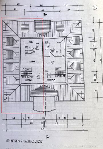 2,5-Zimmer-DG-Maisonette mit Galerie, Balkon, EBK & 2 TG-Stellplätzen – Wohnung Nr. 16 2. DG Rechts 