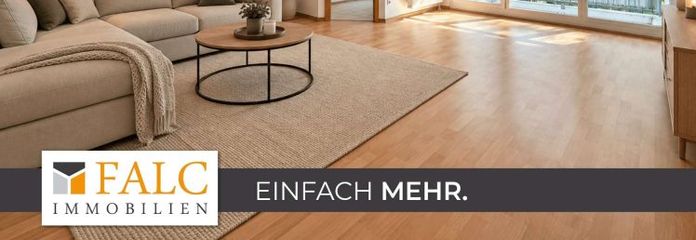 **مساحة سكنية واسعة، شرفة وموقف سيارات**- FALC IMMOBILIEN