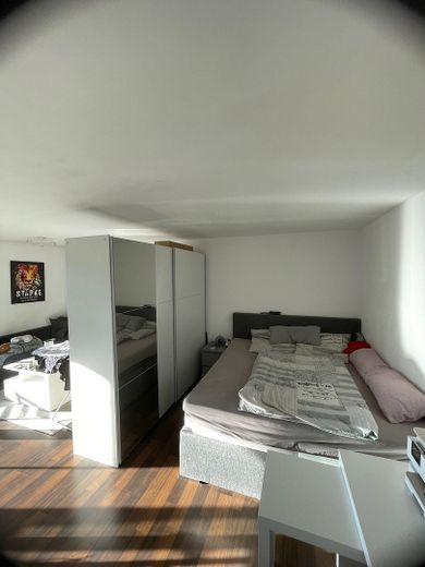 Schöne 1-Zimmer Wohnung in Wendlingen – Schlafbereich