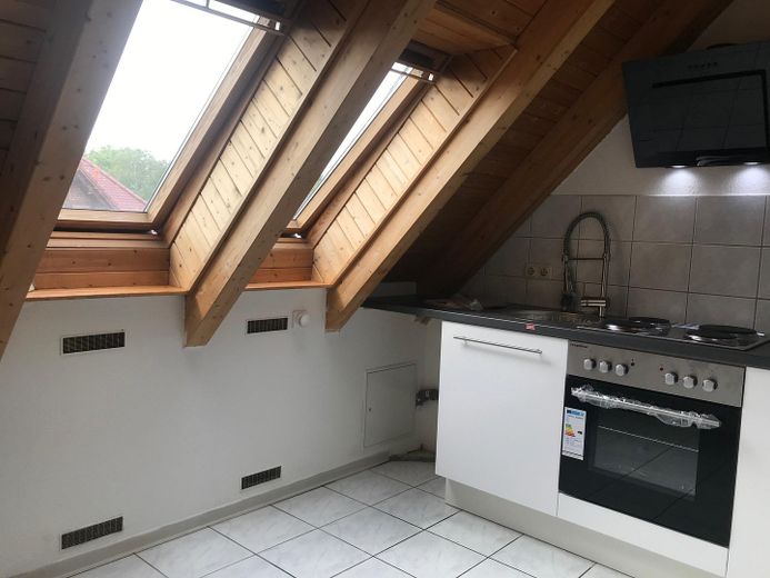 Stylische DG-Maisonette in Mirow – Küche