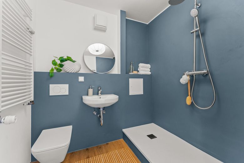 Exklusive Penthouse Wohnung im 22. Stock mit spektakulärem Weitblick – provisionsfrei – Duschbad