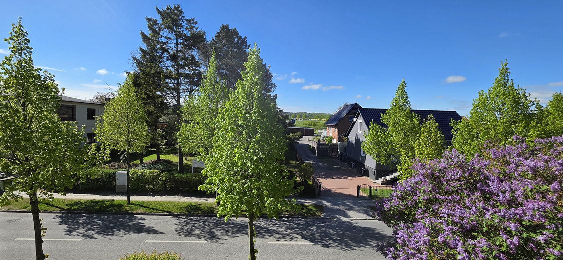 Sonnige Wohnung Kühlungsborn – Blick vom Balkon