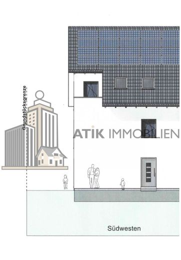 ATIK: Chance nutzen: 295 m² Grundstück für Ihr zukünftiges Ein- bis Zweifamilienhaus – Visualisierung
