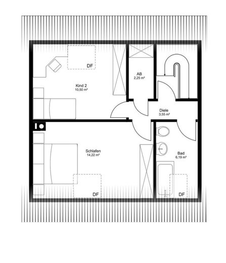 Ellenerbrok-Schevemoor | Maisonettewohnung 4-Zimmer mit jungem Baujahr – S&amp;P | Grundriss Dachgeschoss