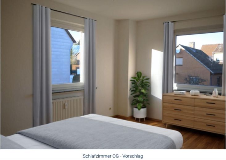 Schlafzimmer (Einrichtung: KI)