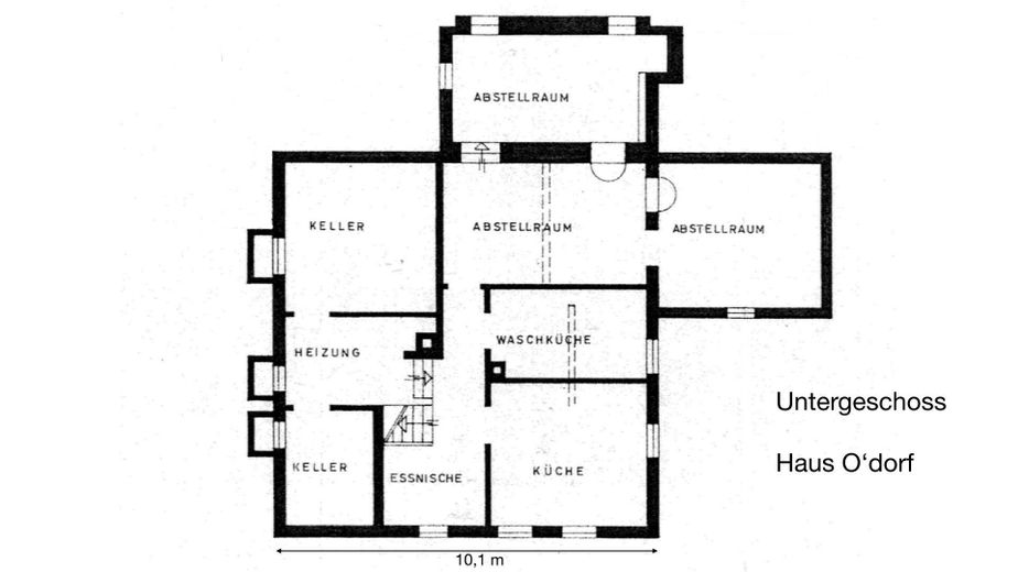 Grundriss Untergeschoss