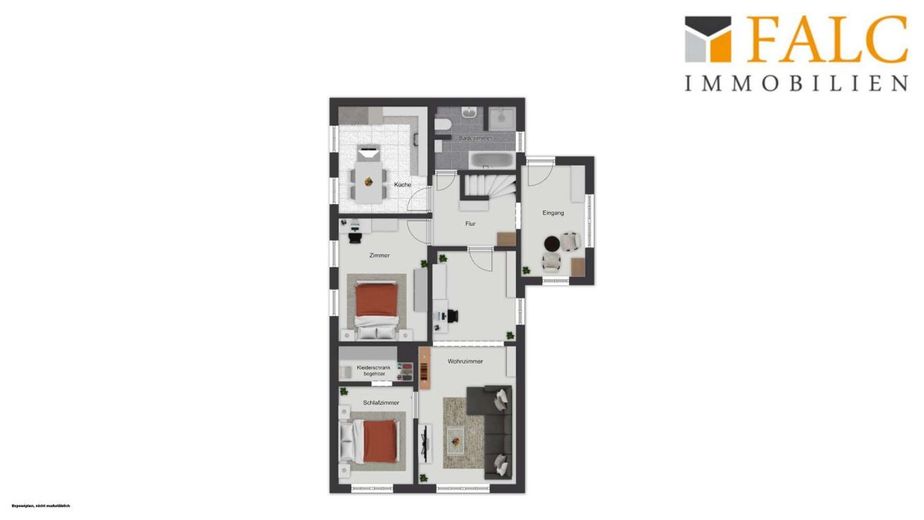 ***Natur &amp; Freiraum - Einfamilienhaus mit großem Grundstück in idyllischer Lage*** – Grundriss Erdgeschoss
