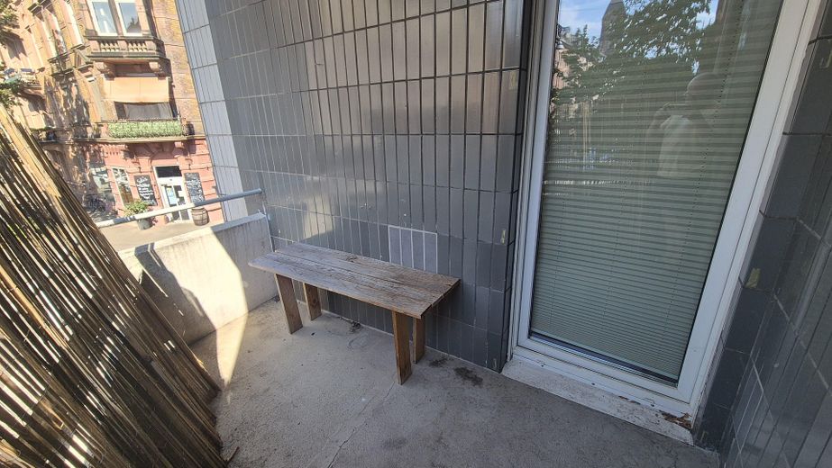 شقة مريحة من غرفة واحدة مع شرفة في المنطقة الشرقية من كارلسروه – Balkon