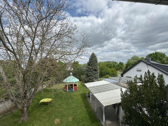 Blick vom Balkon