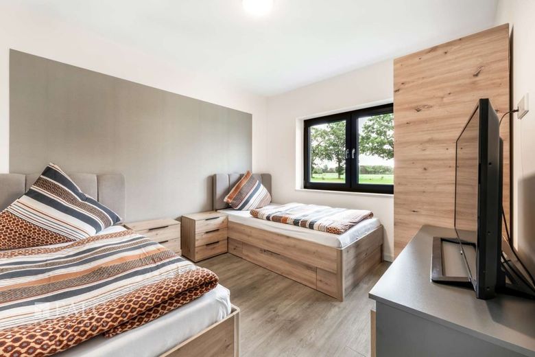 Modernes Ferienhaus am Küstenkanal - Erstbezug in traumhafter Lage – Gästezimmer