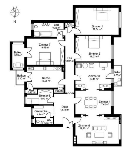 Sueño residencial privado o atractivo proyecto de desarrollo - Directamente del propietario – Grundriss