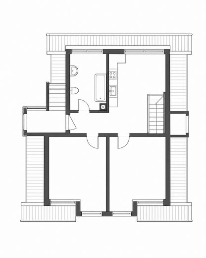 Ubicación privilegiada: casa pareada con jardín: vivir y alquilar – Grundriss DG