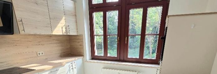 Super 2-Raum Whg. mit moderner Einbauküche auf dem Lande