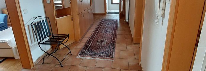 Der großzügige Flur