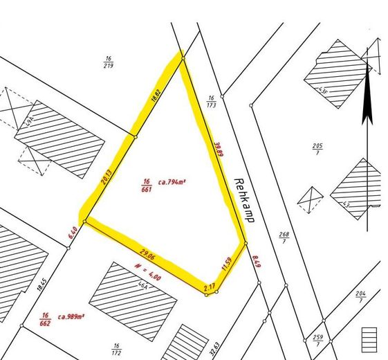 Aantrekkelijk bouwperceel op gewilde locatie in Buchholz-Steinbeck – 794 m² – Foto 3