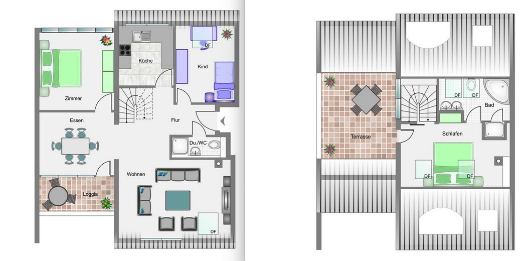 Come vivere in una casa: duplex ammodernato su due livelli con terrazza sul tetto e garage – Foto 15