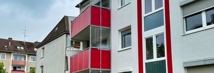 Grundlegend sanierte u. vermietete 3-Zi.-ETW im 1. OG mit Balkon direkt im Herzen von Letter
