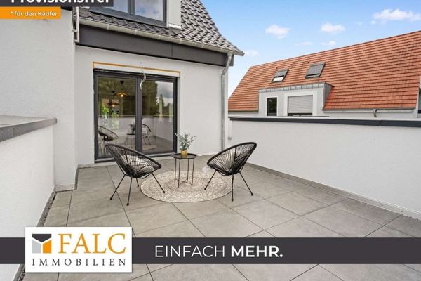 Move in and feel at home: high-quality renovated 3-room apartment with roof terrace in Saarn