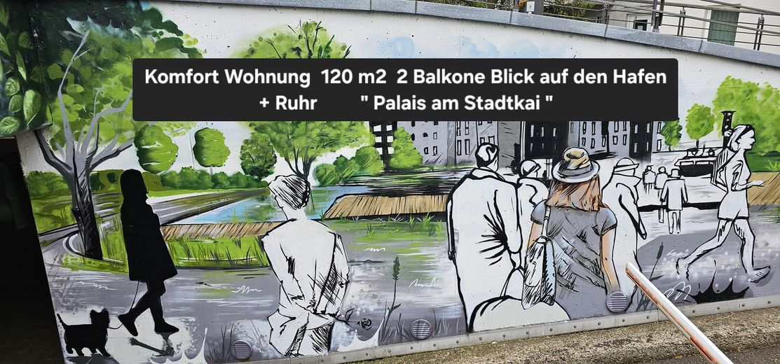 Neuwertige Eigentumswohnung an der Promenade, Palais am Stadtkai – Wohnungsbeschreibung