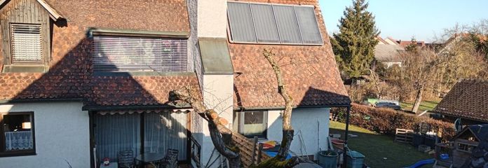 Hausansicht Süd - Terrasse