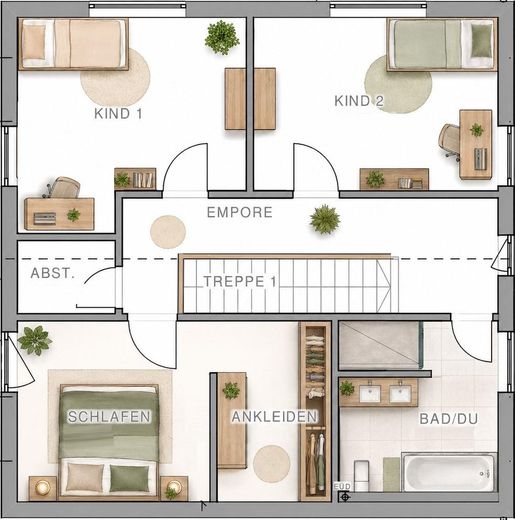 Effizienzhaus 40 Plus - keine Provision - Bezugsfertig - EH40+ – DG