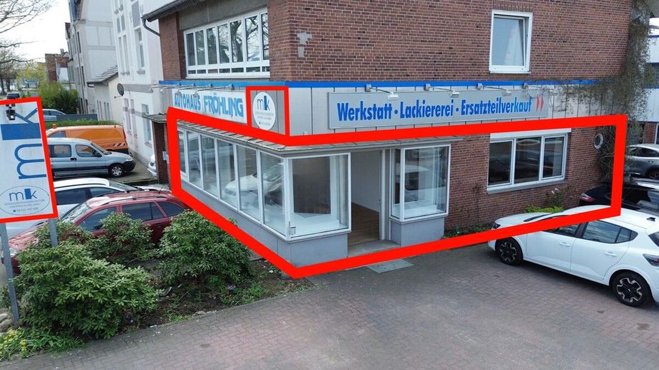 Sichtbarkeit für Ihr Business! Bürofläche in der Kieler Straße – Titelbild