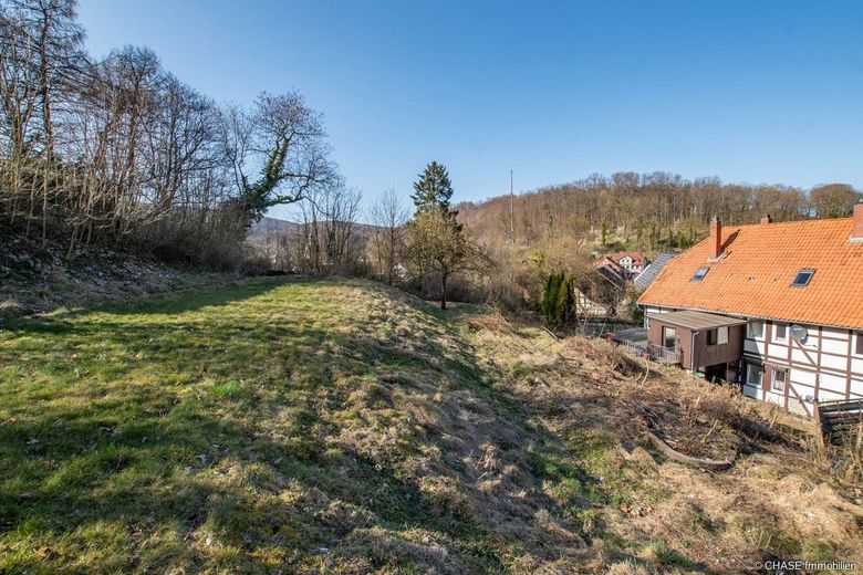 Einzigartiges Baugrundstück mit traumhaftem Weitblick in Hanglage Lauensteins - Bautraum in Idylle! – Bodenansicht - Perspektive 3