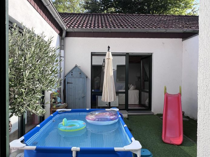 Atrium von Küche aus