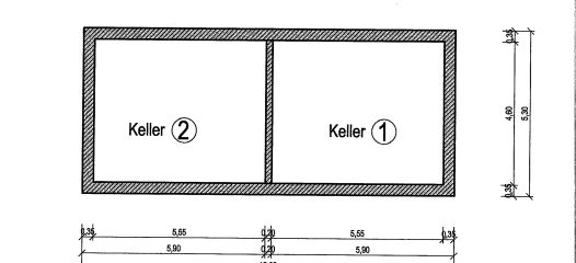Grundriss - MFH (Keller)