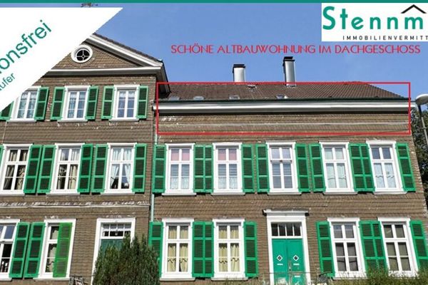 AUS ZWEI MACH 1: PROVISIONSFREIE 3 ZIMMER-ALTBAUWOHNUNG MIT VIEL PLATZ IN VOGELSMÜHLE VON RADEVORMWALD