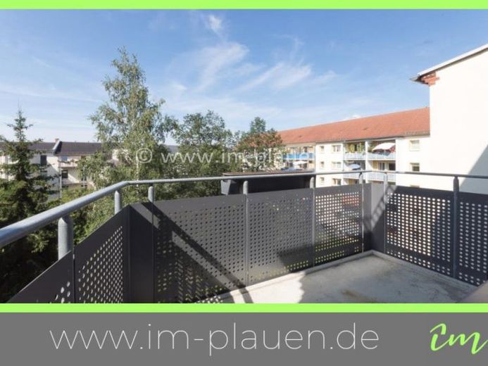 Balkon - separates WC - Badewanne - 76 m² | 3-Zimmer-Wohnung Plauen Haselbrunn – Foto 1