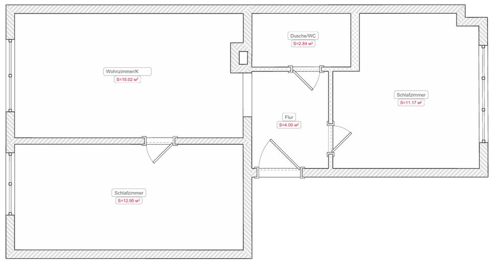 Grundriss Wohnung