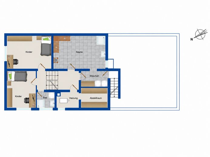 Modernisiertes Einfamilienhaus mit Wintergarten, Sauna und Whirlpool in Düsseldorf – Foto 10