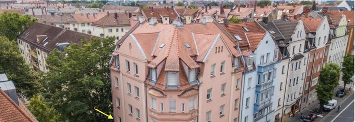 Appartement de 2 pièces rénové et éventuellement meublé – Außenansicht