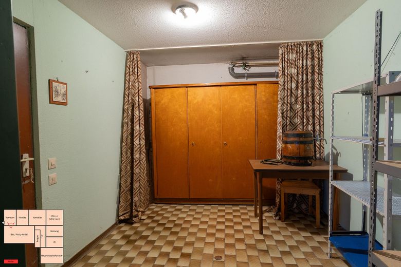 Ideales Haus für Familie mit 2–4 Kinder in sehr ruhiger Traumlage und viel Platz in Bühl-Weitenung – Vorratsraum Keller