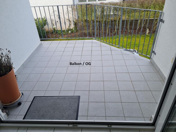 Exclusive maisonette apartment in Beckerswäldchen – Balkon EG