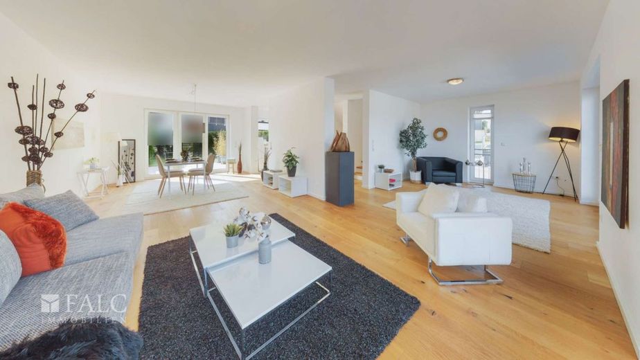 Licht, Qualität, Effizienz - Ihr neues Zuhause mit A+ Standard – Wohnzimmer