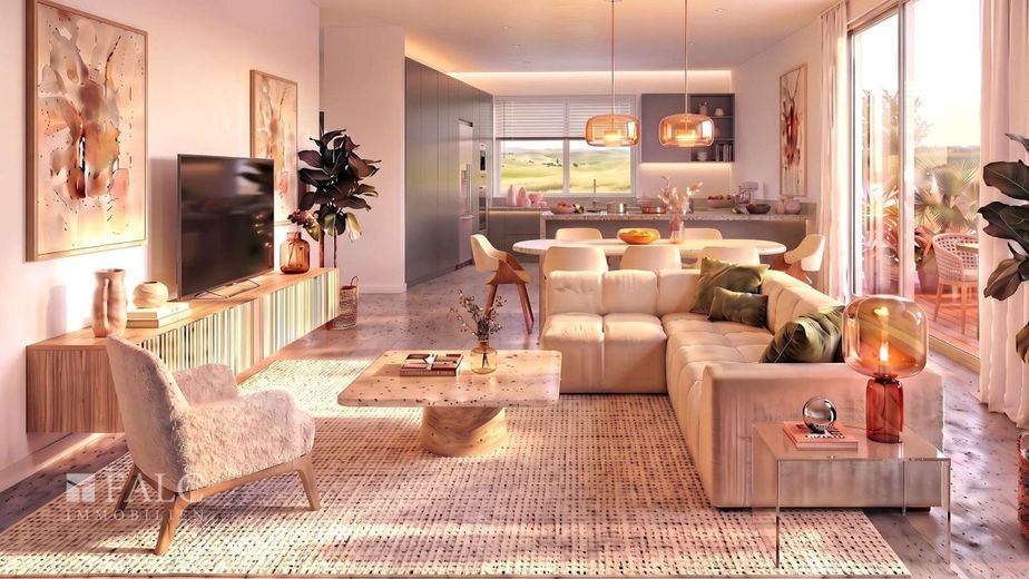 Mehr drin - von Anfang an: Etagenwohnung mit Komfort, Stil und Ausblick! – Wohnzimmer