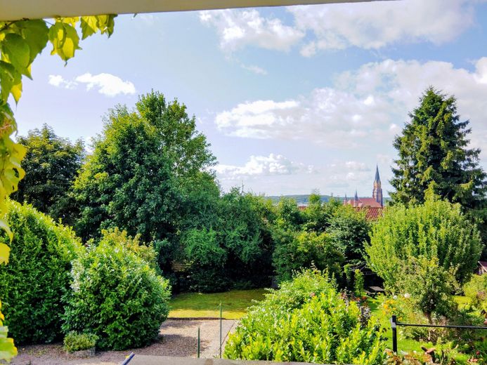 Modernized semi-detached house with view of the Schlei No commission from private seller ... living like on vacation! – Blick Nebengebäude OG 