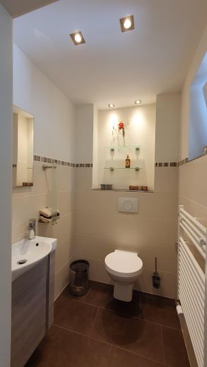 Detached house with granny apartment, pool and large garden in Remscheid Süd – Einliegerwohnung Gäste WC