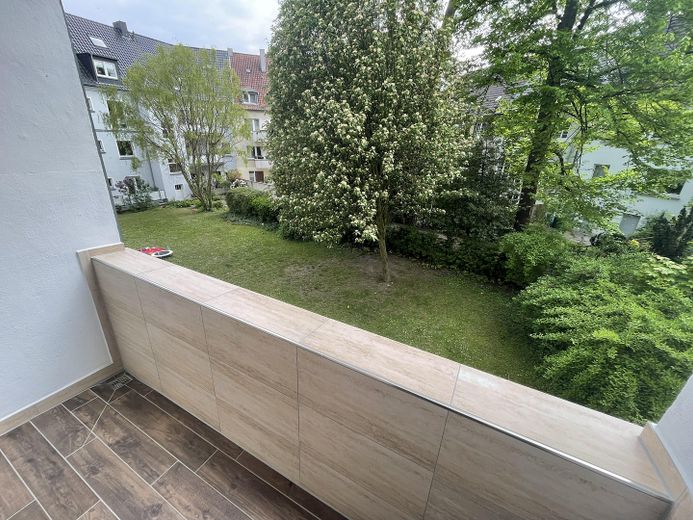 Innenstadt Ost am Westfalenpark: 3,5-Zi.-Wohnung mit Südwestbalkon und Küche! – Gemeinschaftsgarten