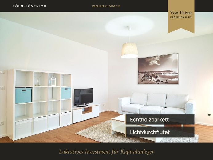 ARCHITEKTEN-DESIGN: 3-Zi-Gartenwohnung | 2 Bäder | 102 m² Luxus & S-Bahn-Anbindung – Wohnzimmer