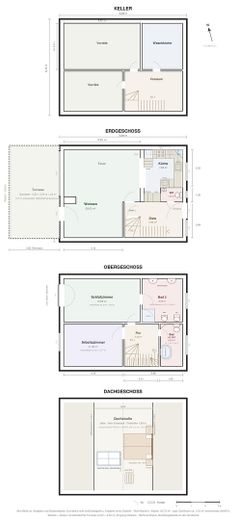 Bonita casa con jardín y terraza cubierta – sin comisión, de particular – Grundrisse