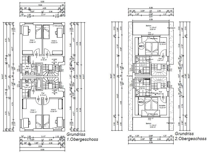 Don’t miss out this stunning opportunity - Exklusive Wohnlage - Neubau DHH in Hochheim – Grundrisse 1.&2. OG
