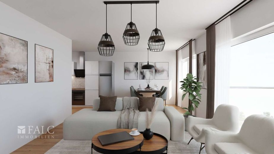Raum für Familien. Stil für Generationen - 4-Zimmer mit Substanz – Wohnzimmer