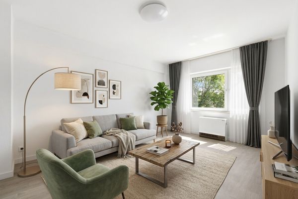 Erstbezug nach Kernsanierung: Helle 82-m²-Wohnung mit Gemeinschaftsgarten in Essen-Huttrop