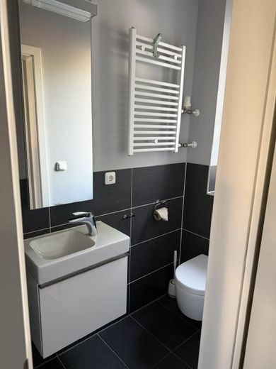 Sonne bis zum Abend! 5 Zimmer -Traum mit Dachterrasse & Garten am Buga-Park – Gäste WC mit Dusche und Fenste