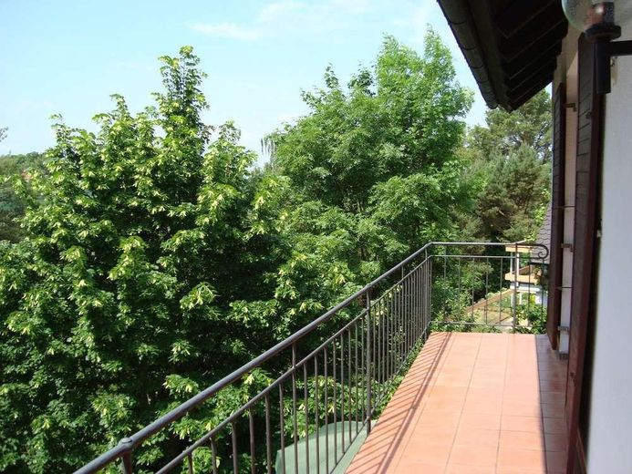 Blick vom Balkon